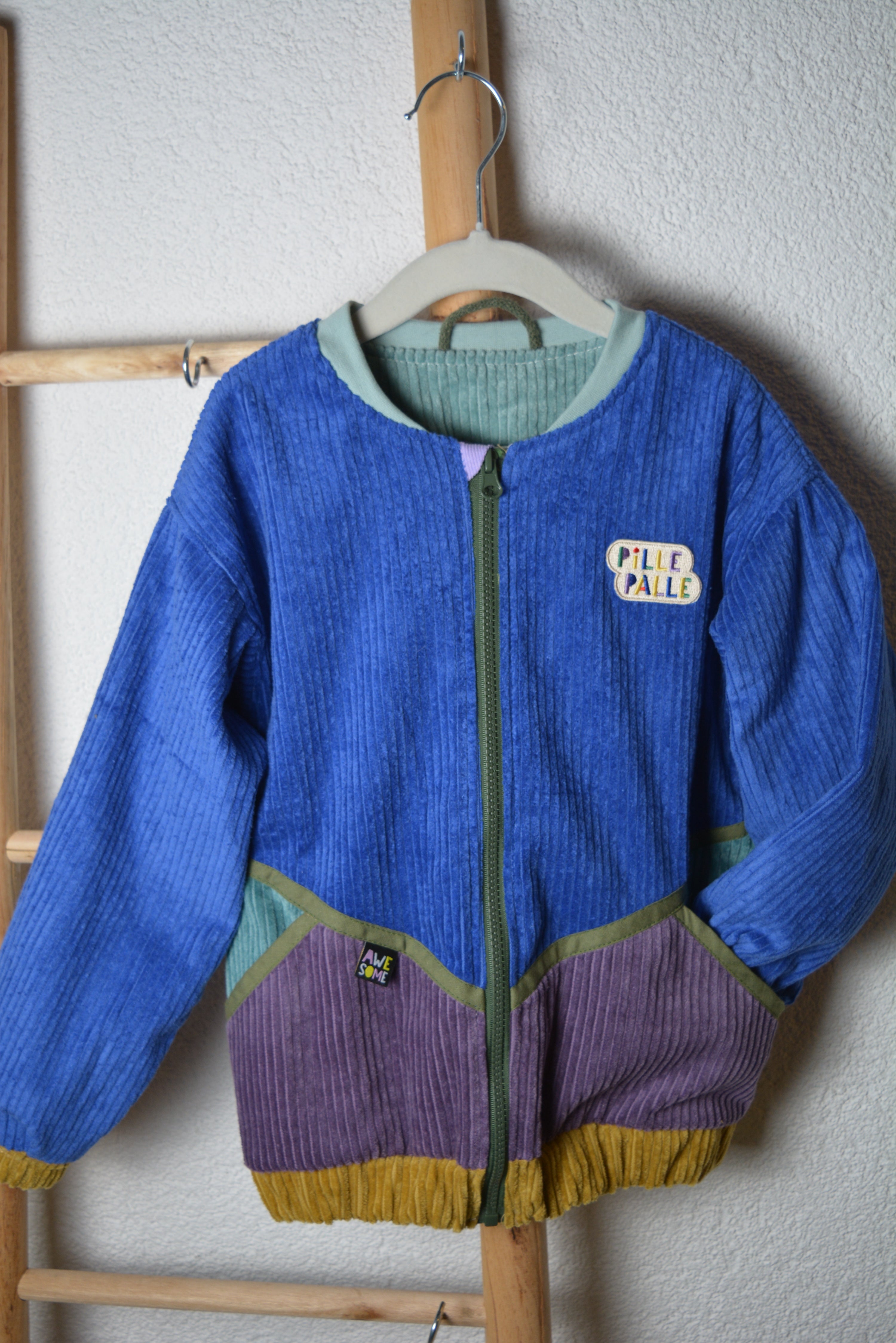 Cordjacke "Farbenspiel" Gr.122