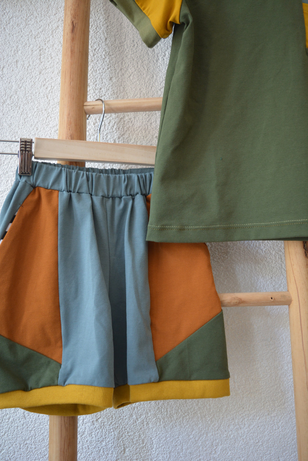 Waldabenteuer Colorblock Shorts