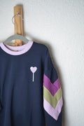 Kinder Sweater „Sweet Heart“ – Oversized Unisex Gr.116