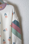 Kinder Sweater „Happy Flowers“ – Oversized Unisex
