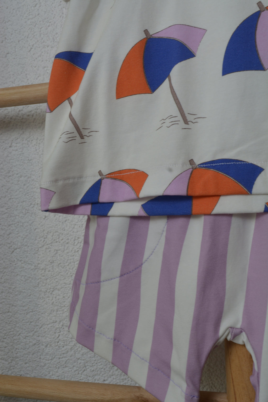 Kinder Set „Beach Days“ – Oversized Shirt & Shorts Gr.104