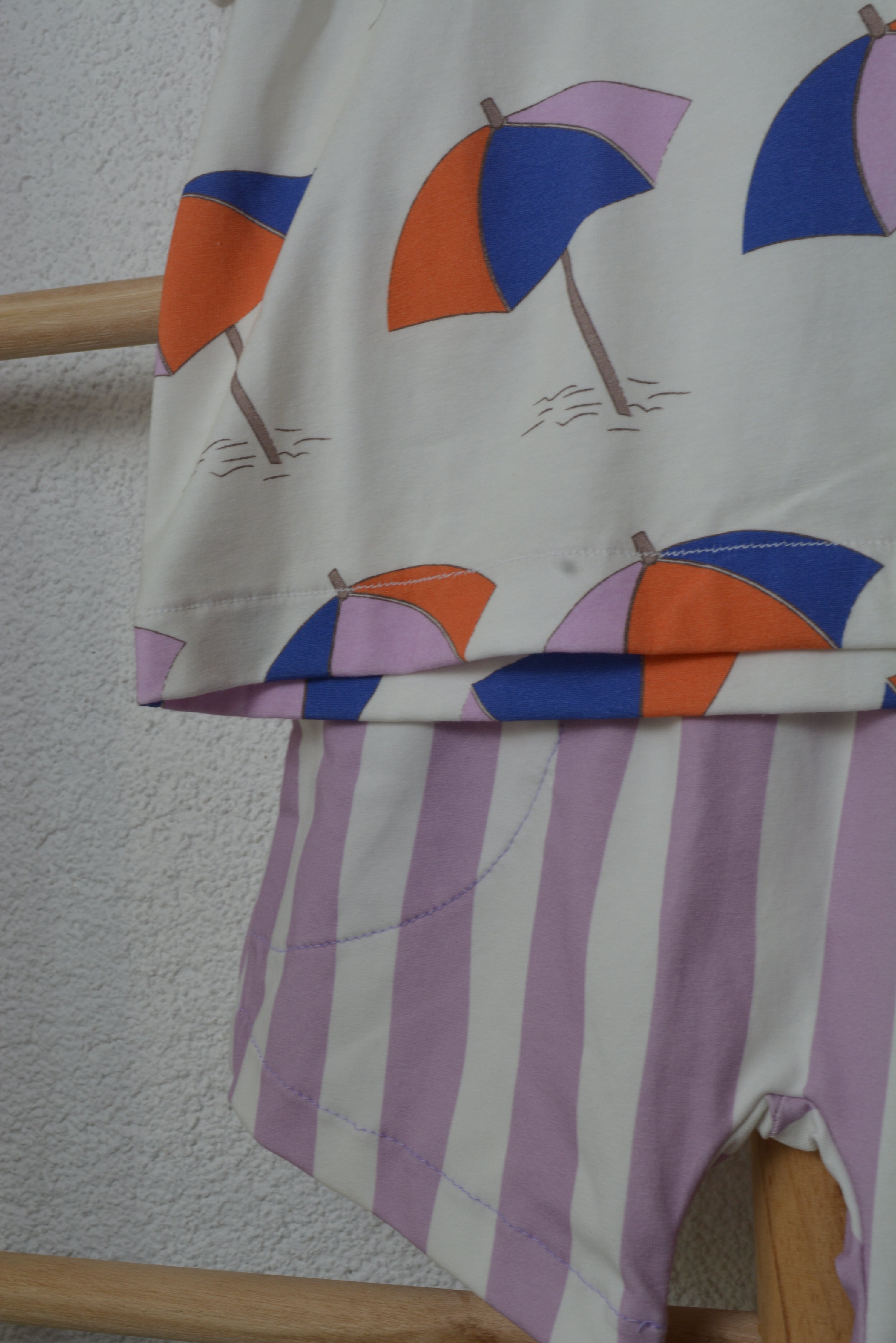 Kinder Set „Beach Days“ – Oversized Shirt & Shorts Gr.104