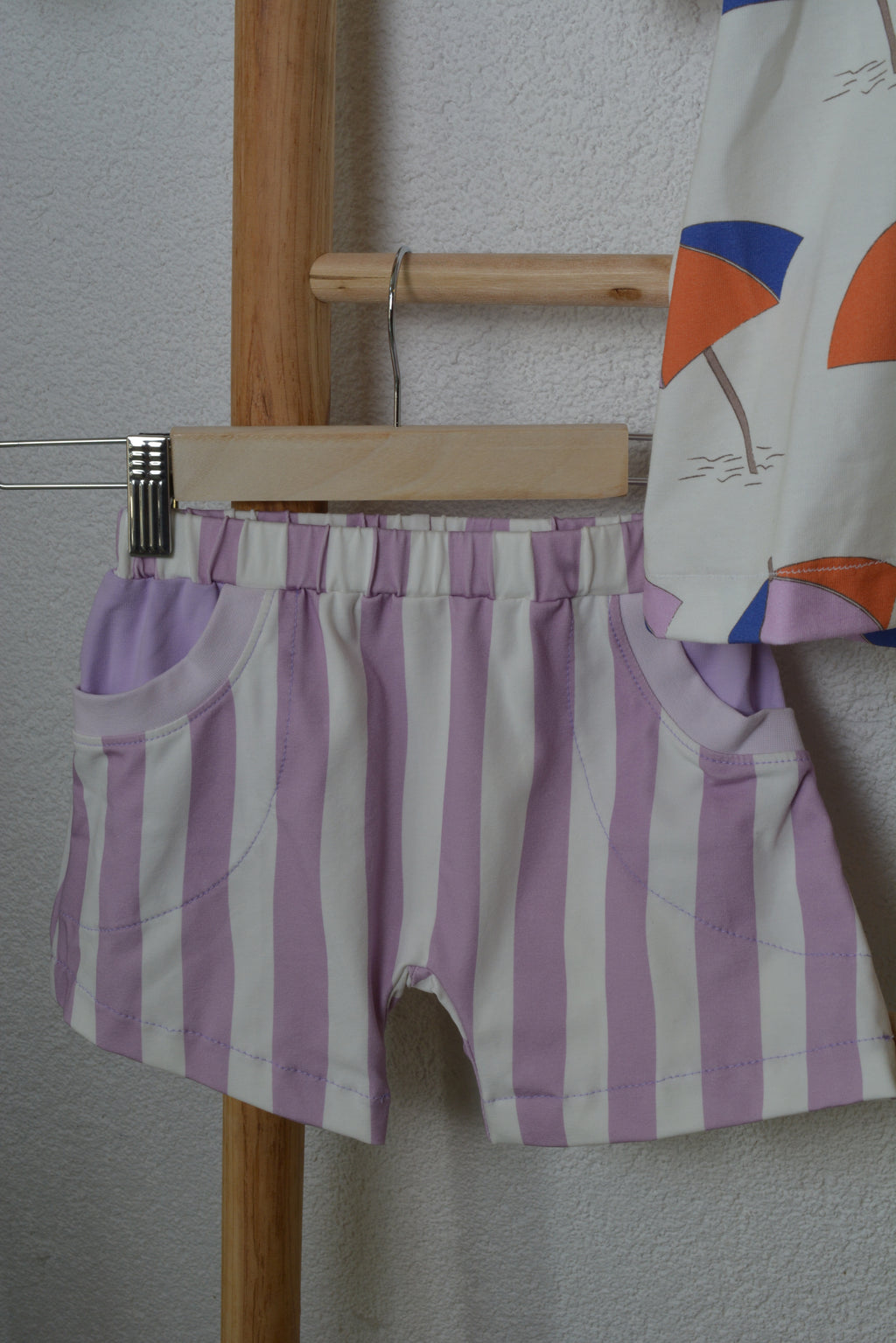 Kinder Set „Beach Days“ – Oversized Shirt & Shorts Gr.104