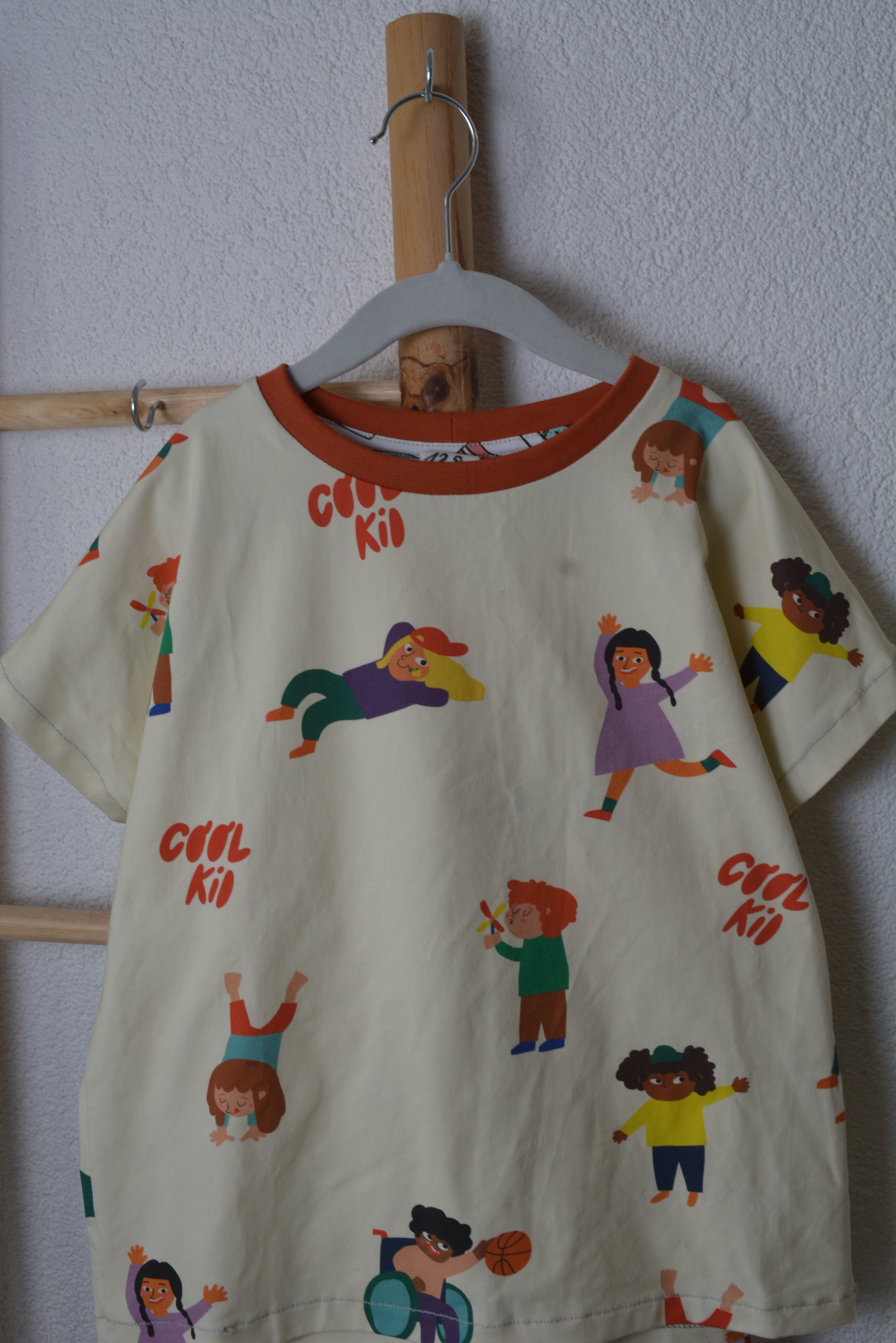 Kinder Set „Cool Kid“ – Oversized Shirt & Radlerhose Gr.128/134